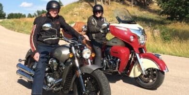 John Munro and MotorbikeWriter on the Indian Scout and Roadmaster whisky