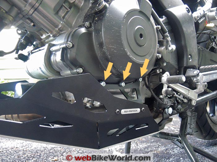 SW-Motech Skid Plate Engine Guard Left Center