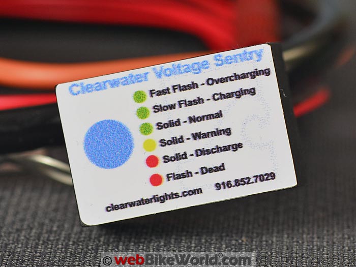 Clearwater Voltage Sentry Warning Colors