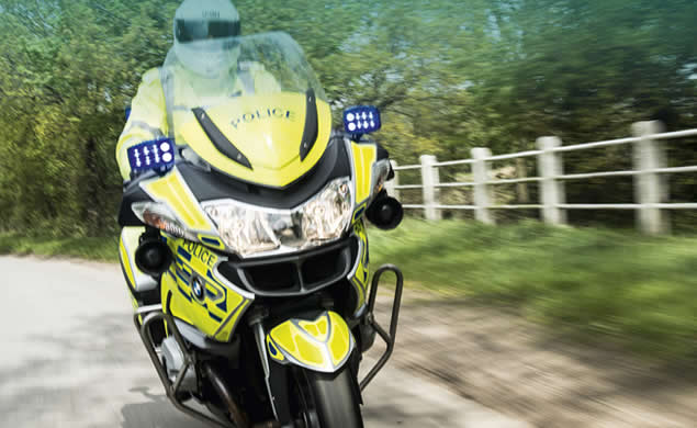 Scottish mobile motorcycle speed camera