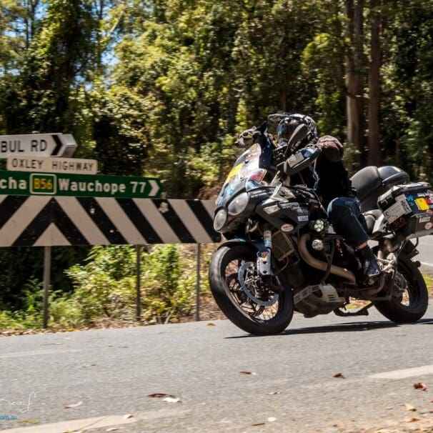 Tex and Bundy on the Save the Oxley ride - Motorcycle Friendly Town (Photo: Keoghs Vision Photography) reprieve - blitz battle
