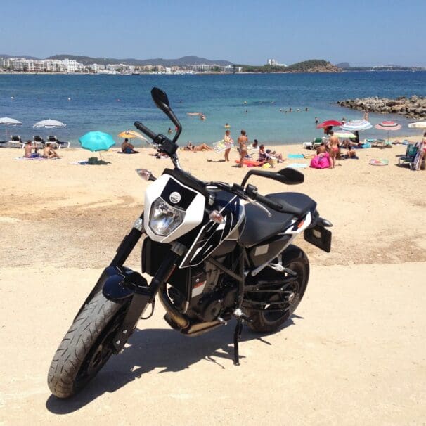 Ibiza is a party on the roads