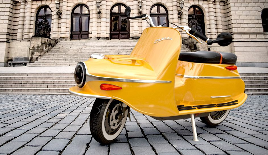 Czech Cezeta 506 electric scooter