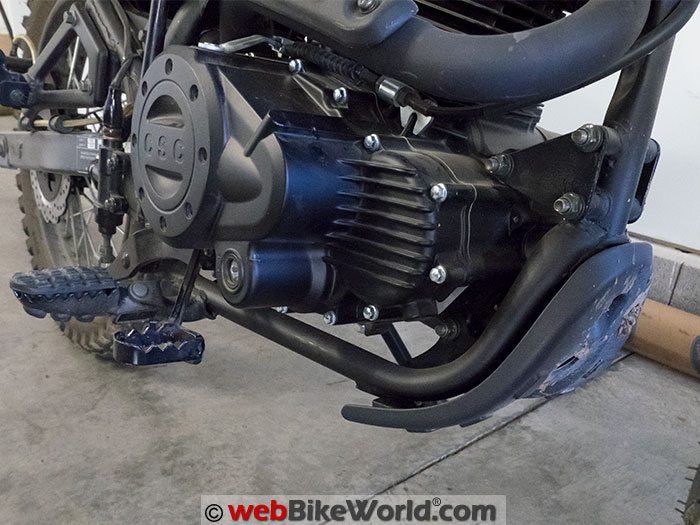 CSC TT250 Right Front Engine and Sight Glass