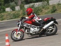 Motorcycle training with Ducati
