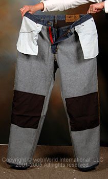 Joe Rocket Steel jeans, inside front lining