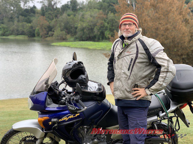 Clinton Wood and Transalp Riding around the world with no plan