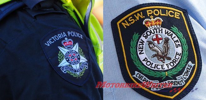 victoria nsw cops police Horror bike crashes in two states rider deaths