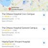 CLEARLink App, USAFE Sequence, Screen 5 of 5, Closest Medcal Facility Listing TEST