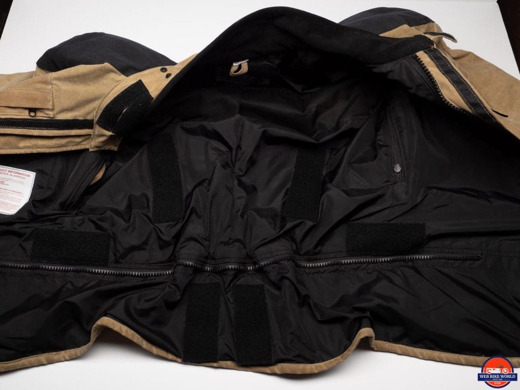 Aerostich Cousin Jeremy Suit jacket and pants zipped together