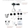 Bikecomm BK-T1 Bluetooth Headset - BK-T1S Accessory Kit