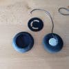 Bikecomm BK-T1 Bluetooth Headset - lines and backing pad