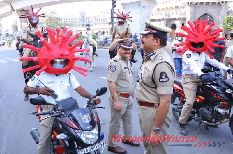 Coronavirus cops pandemic