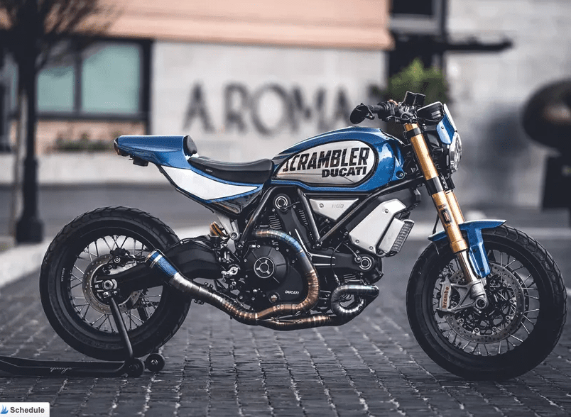 Ducati Scrambler custom rumble
