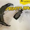Back side of sun peak extension and GoPro mount for the Touratech Aventuro Traveller Carbon.