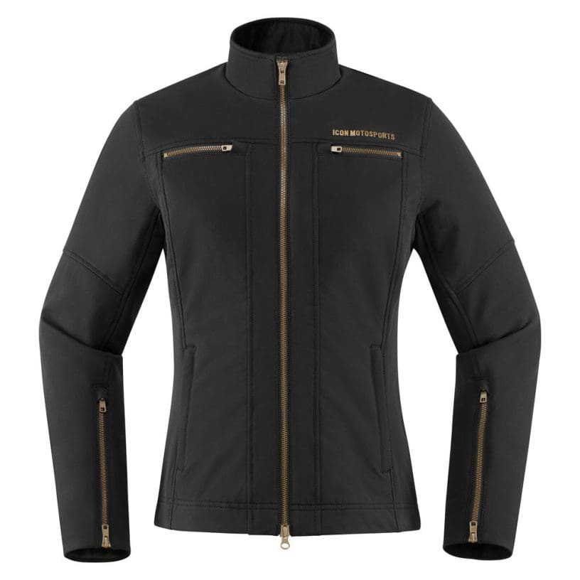 Black Icon Hella 2 Textile motorcycle jacket