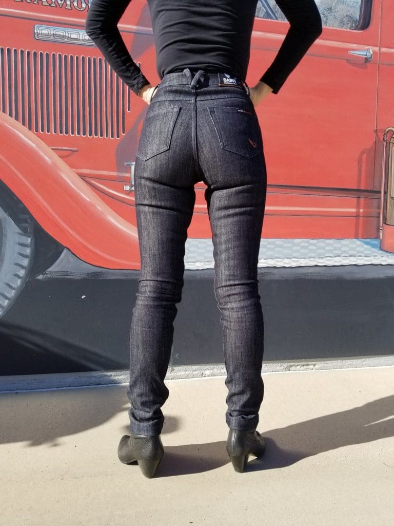 SA1NT Women's Unbreakable High Rise Skinny Jeans
