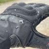 A view of water beading up on the Rev'it Kryptonite 2 GTX Gloves