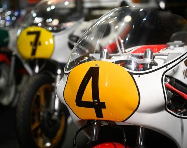 A view of the classic motorcycles that will be present at the Yamaha Racing Heritage Club that started a year ago at EICMA 2021