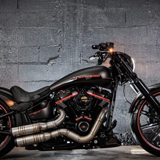 A view of the 2018 Breakout that was recently regurgitated by custom bike shop MELK