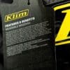 Manufacturing tag on Klim Maverick Down Motorcycle Jacket