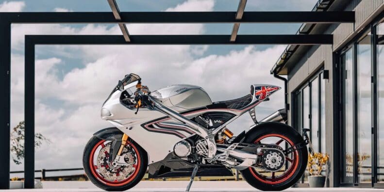 The Norton V4SV. Media sourced from Top Speed.