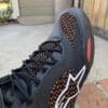 Close-up of laces of Alpinestars Faster 3 Rideknit shoe