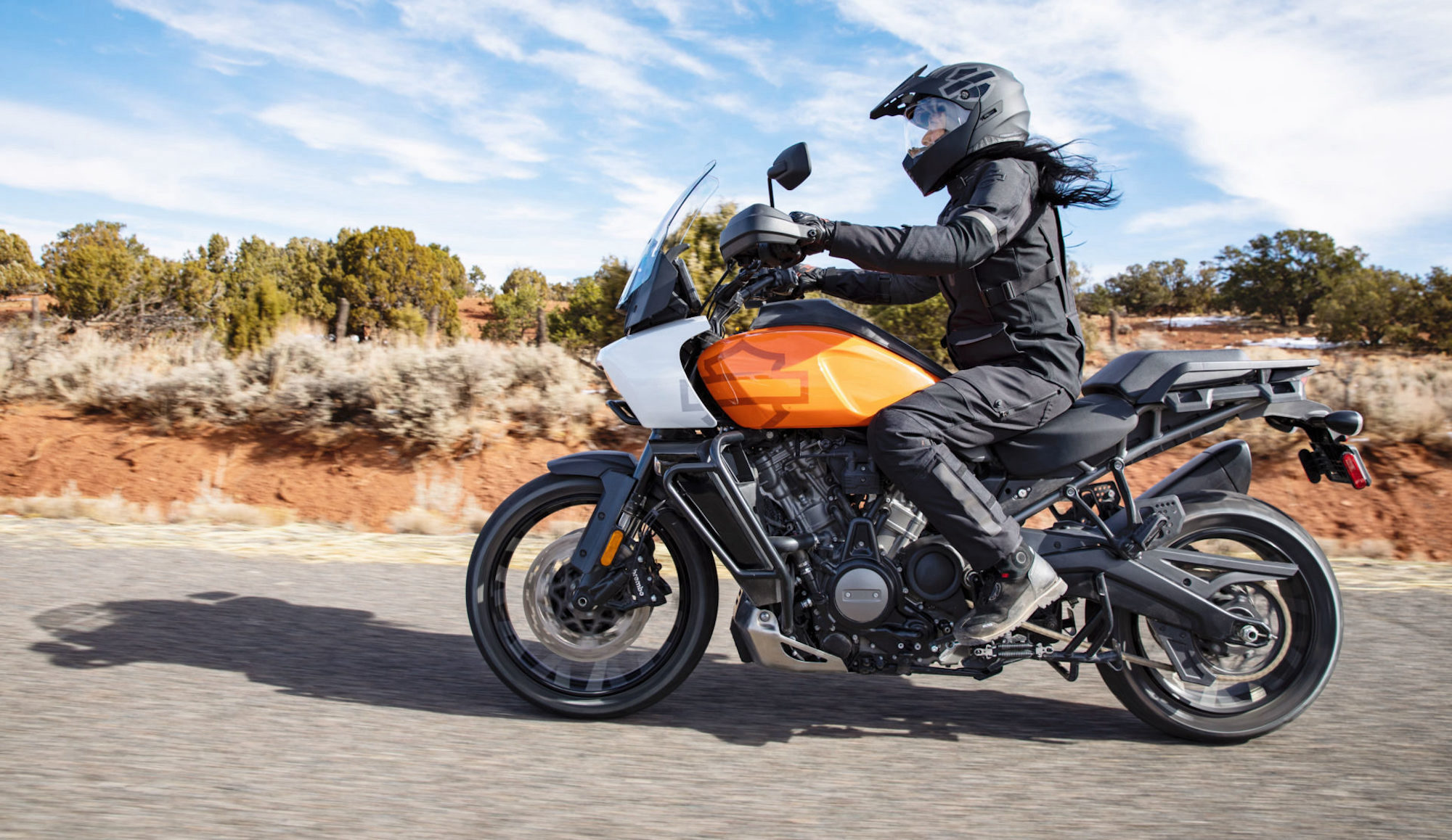 Harley's Pan America. Media sourced from Harley's website.