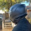 A view of the neckroll and lower profile of the AGV K6