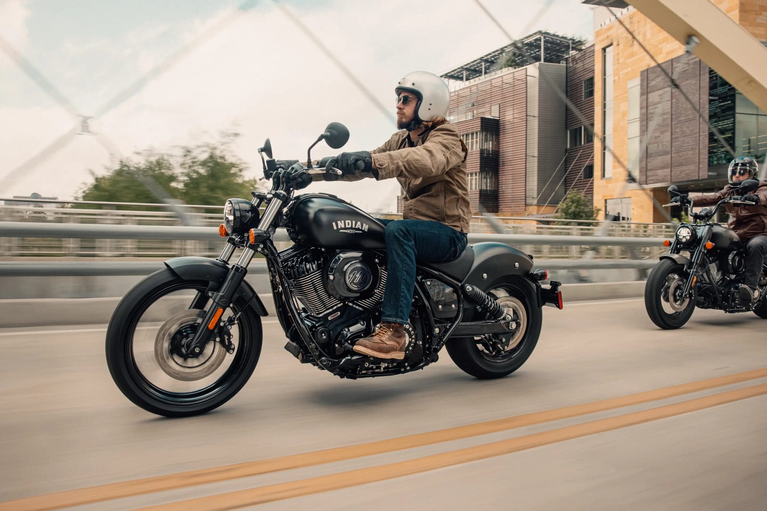The 2022 Indian Chief. Media sourced from RideApart.