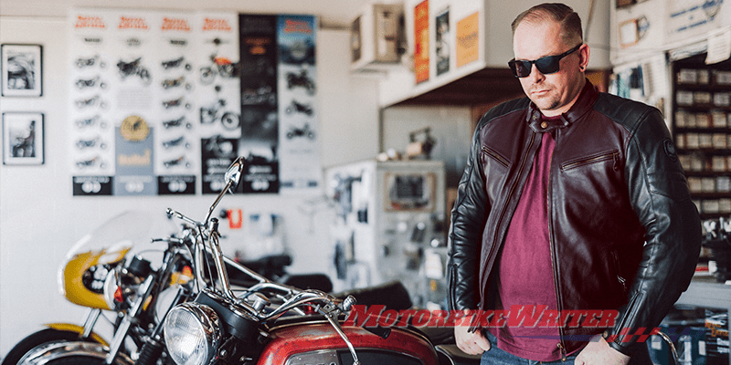 Merlin Chase leather jacket