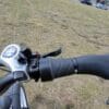 Right side of the handlebar with twist throttle