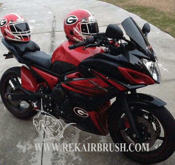 Georgia Football Motorcycle helmets photo by rekairbrush