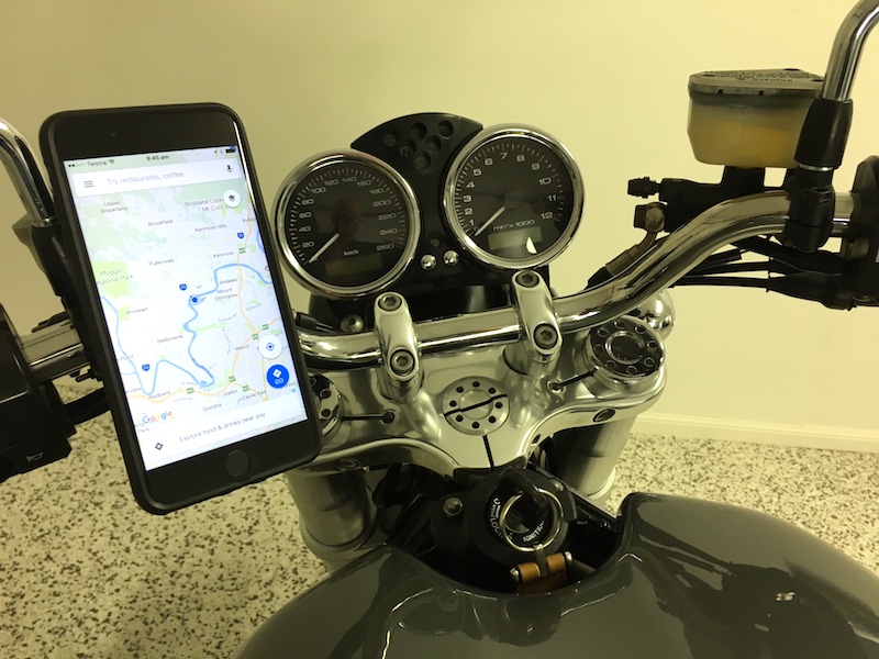 Quad Lock mobile phone mount incriminate