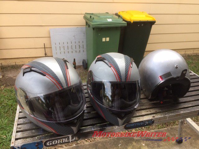 Aldi helmets Ray Schriever