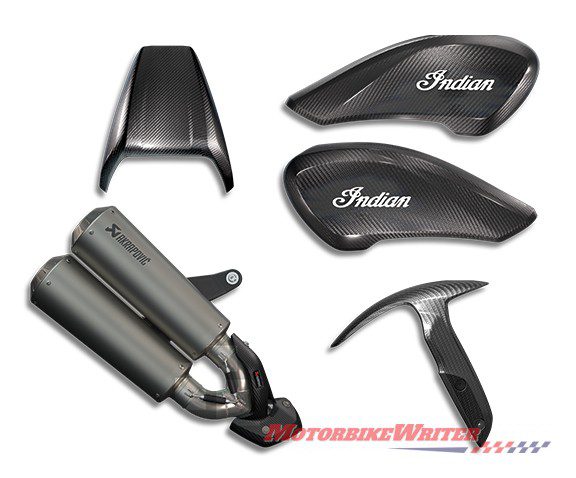 Indian FTR 1200 adds accessories 