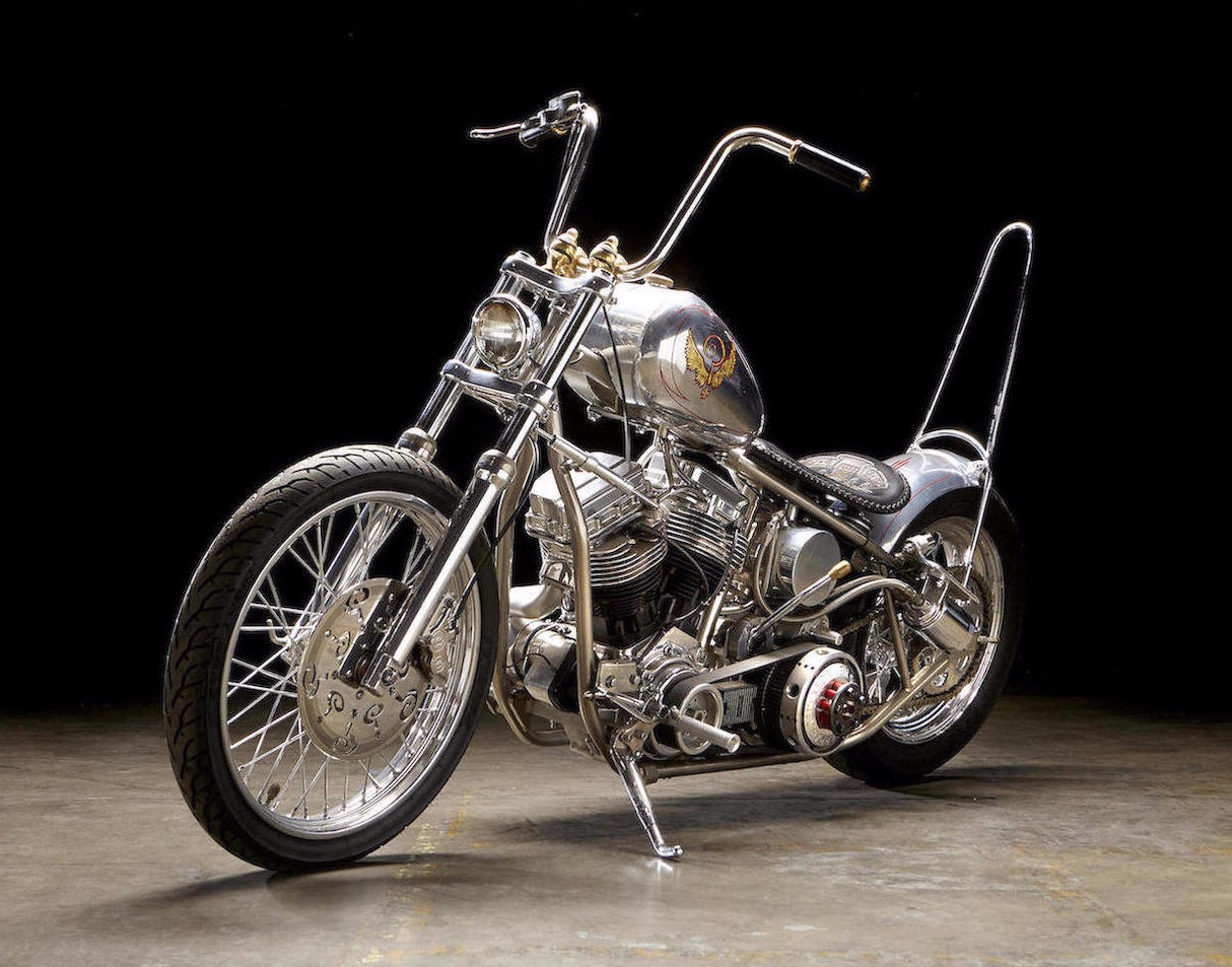 Ewan McGregor sells his Panhead chopper at Bonhams auction