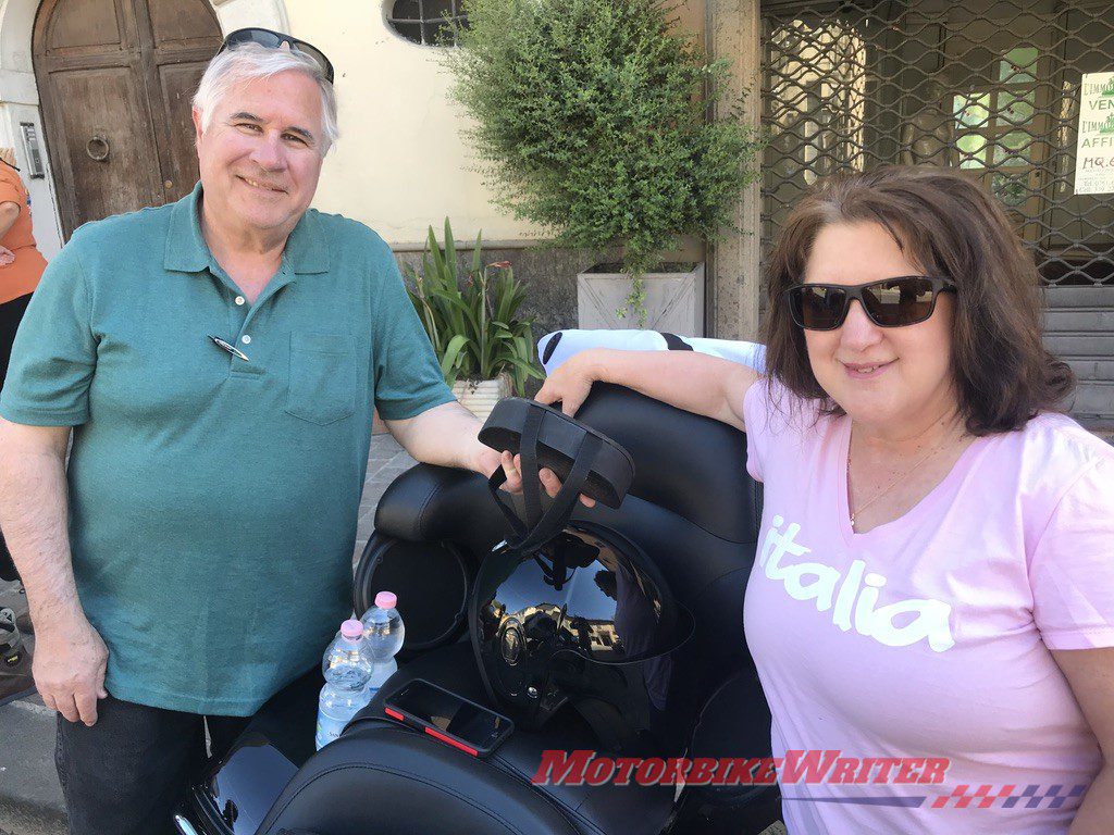 Rich and Rosanne Gressett short pillion hack