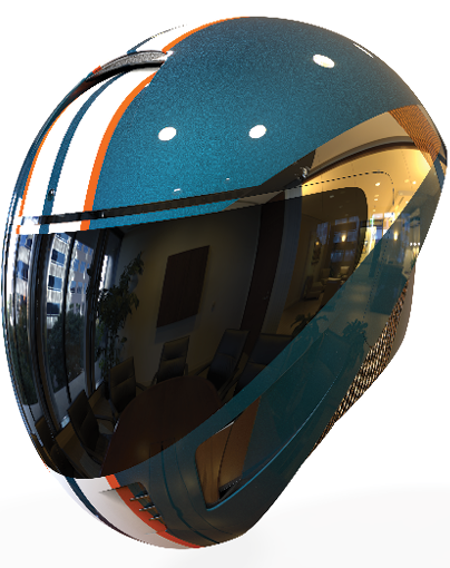Encephalon hi-tech motorcycle helmet