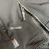 Closeup of the zippers