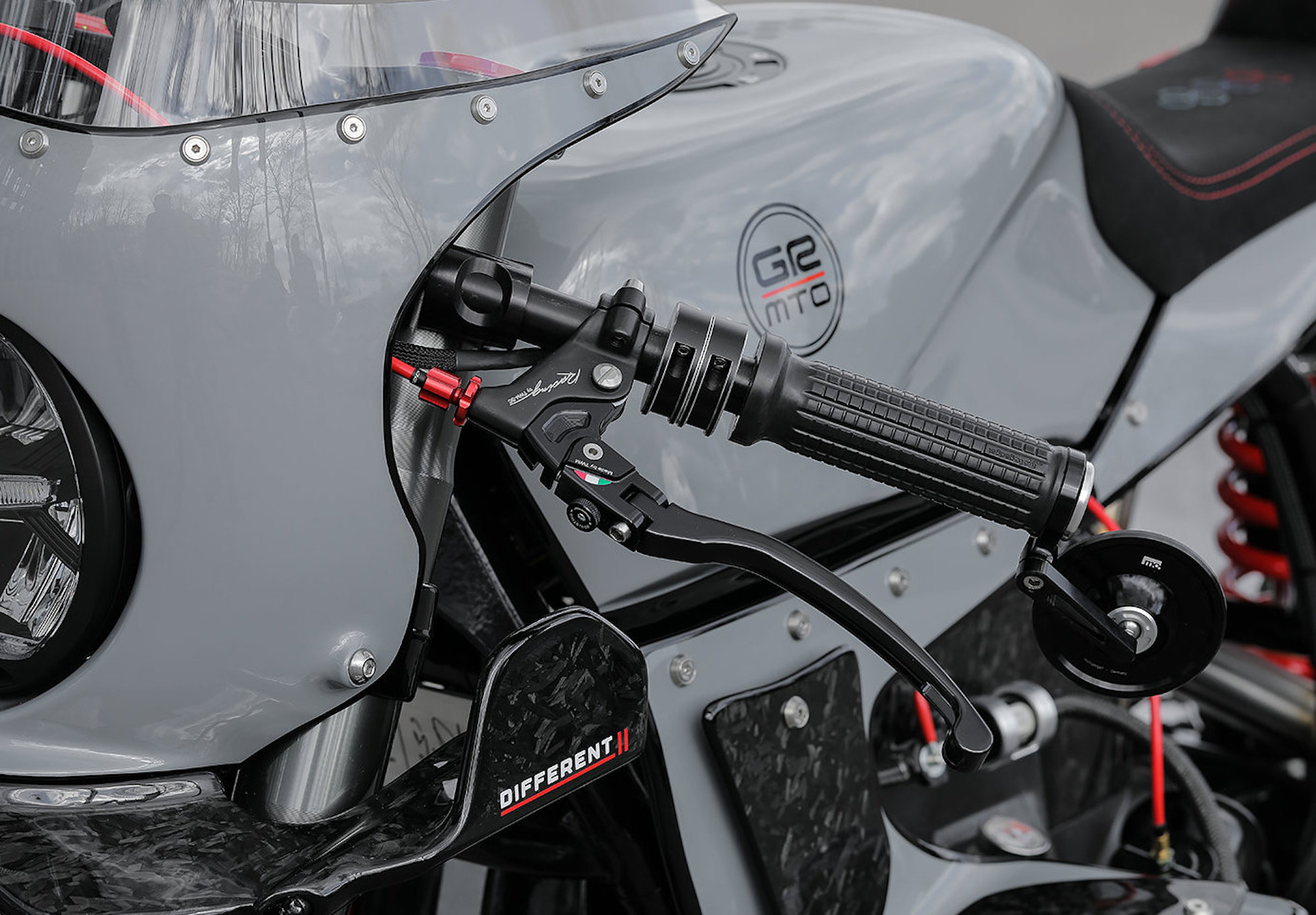 A beauty cafe racer build from the mind of Žiga Petek. Media sourced from BikeEXIF.