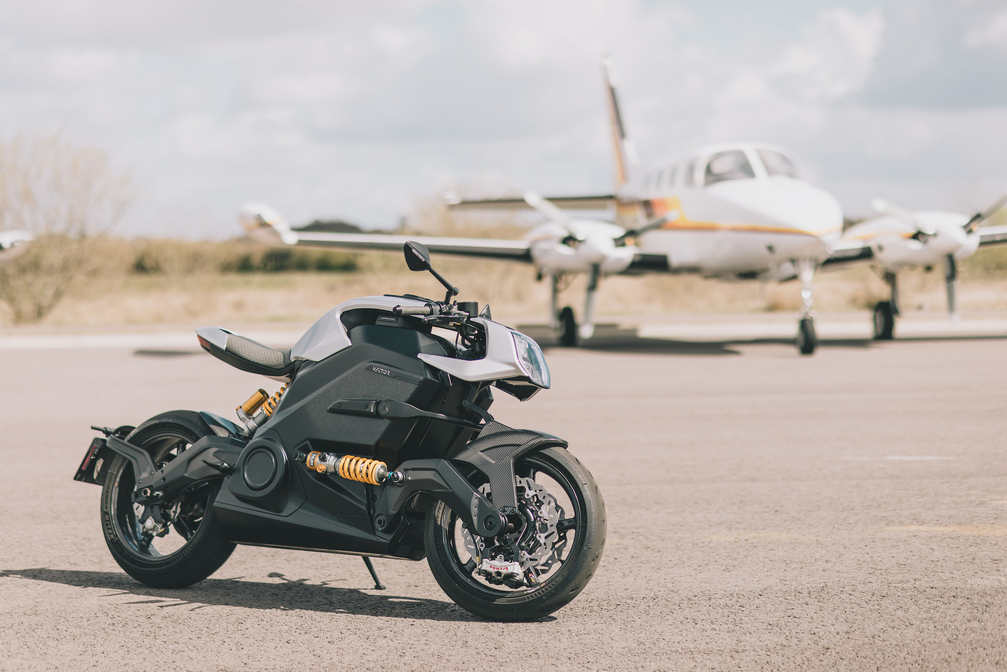 An Arc Vector, considered by the company to be "the world's most advanced motorcycle." Media provided by Arc.