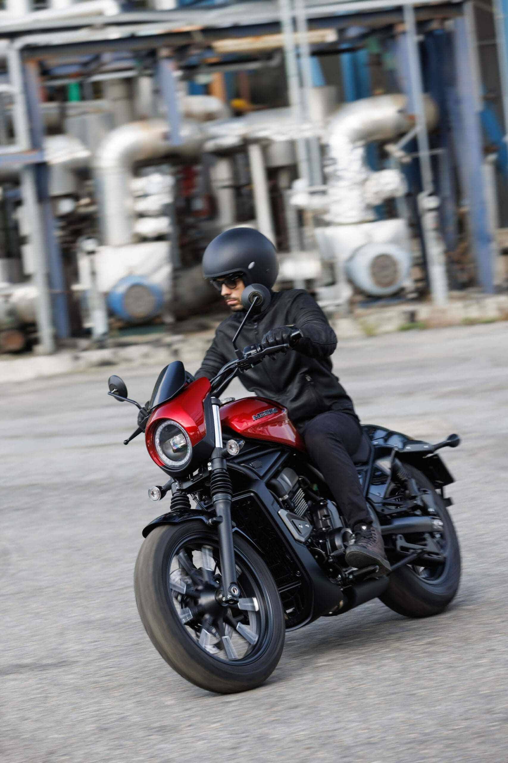 A view of the new Moto Morini Calibro. Media sourced from EICMA.