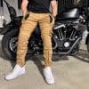 Khaki ARCANE Armored Cargo Joggers front view