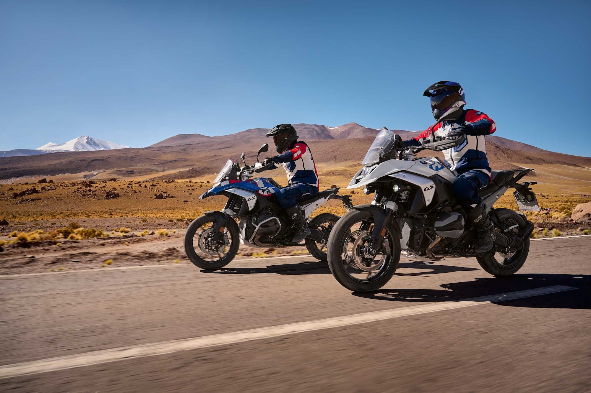 Two motorcyclists