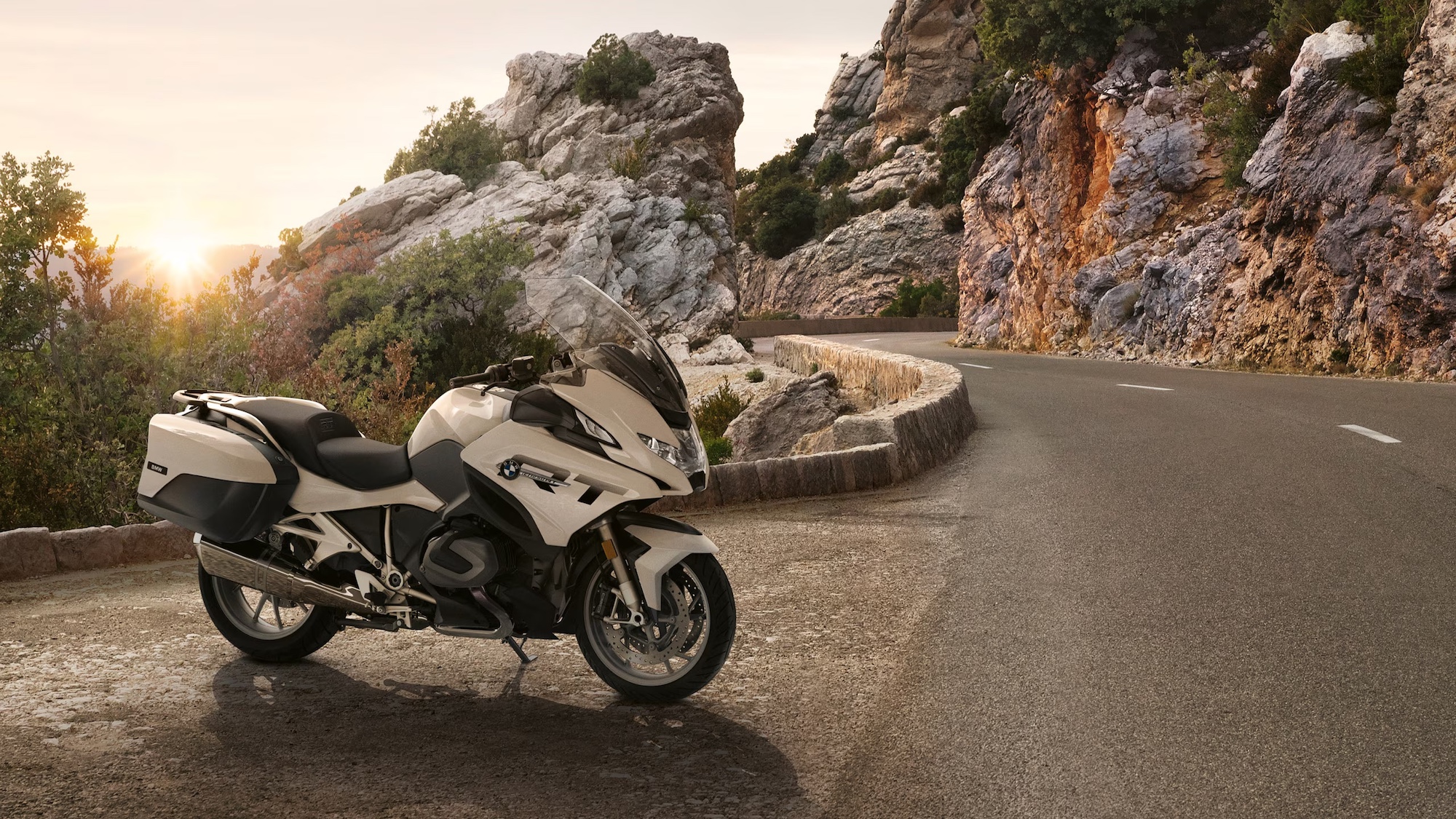 A view of BMW's R 1250 RT. 