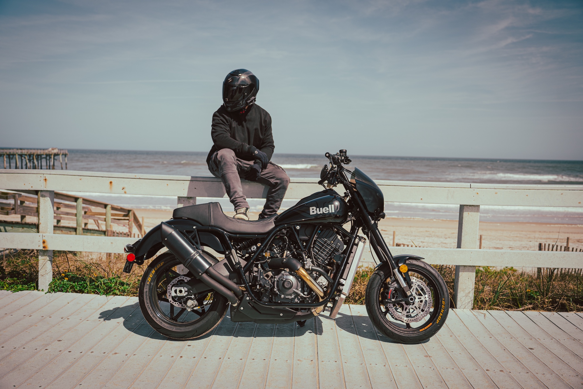 A view of Buell's Super Cruiser.