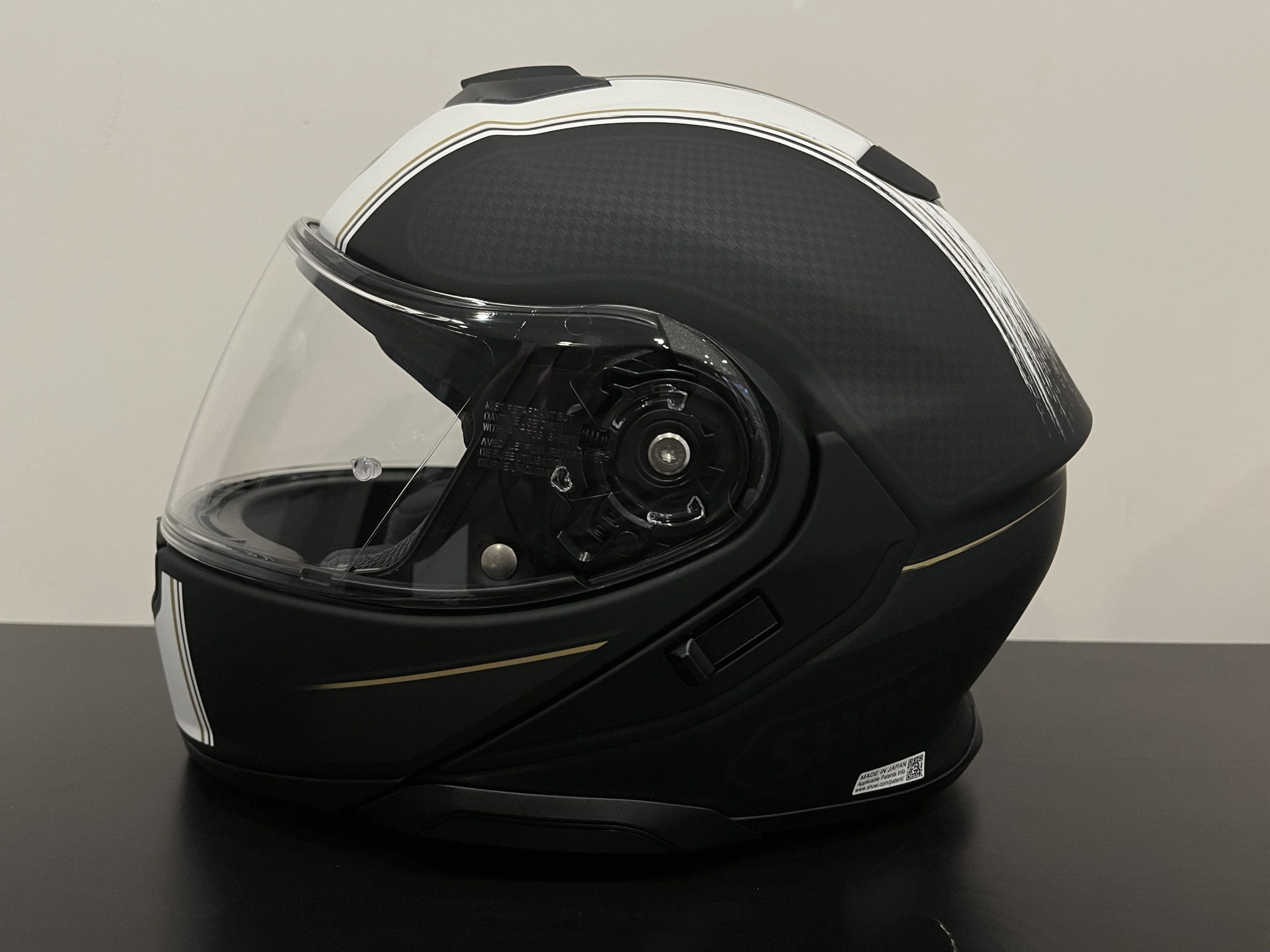 side profile of Shoei Neotec 3 Satori TC-5 Helmet